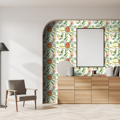 Australian flower removable wallpaper
