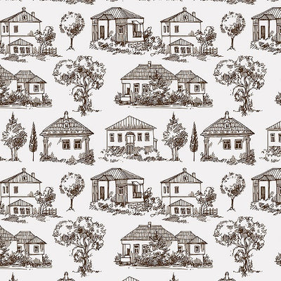 Houses Removable Wallpaper