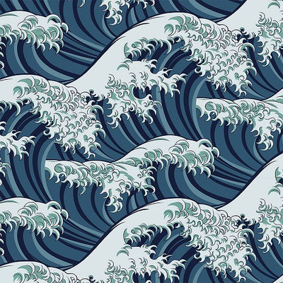 Ocean Waves Removable Wallpaper