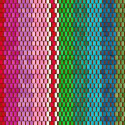 Rainbow Weave Removable Wallpaper
