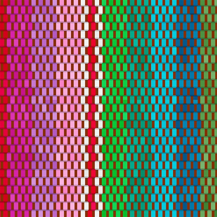 Rainbow Weave Removable Wallpaper