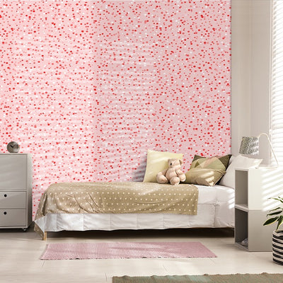 Pink removable wallpaper pink speckles