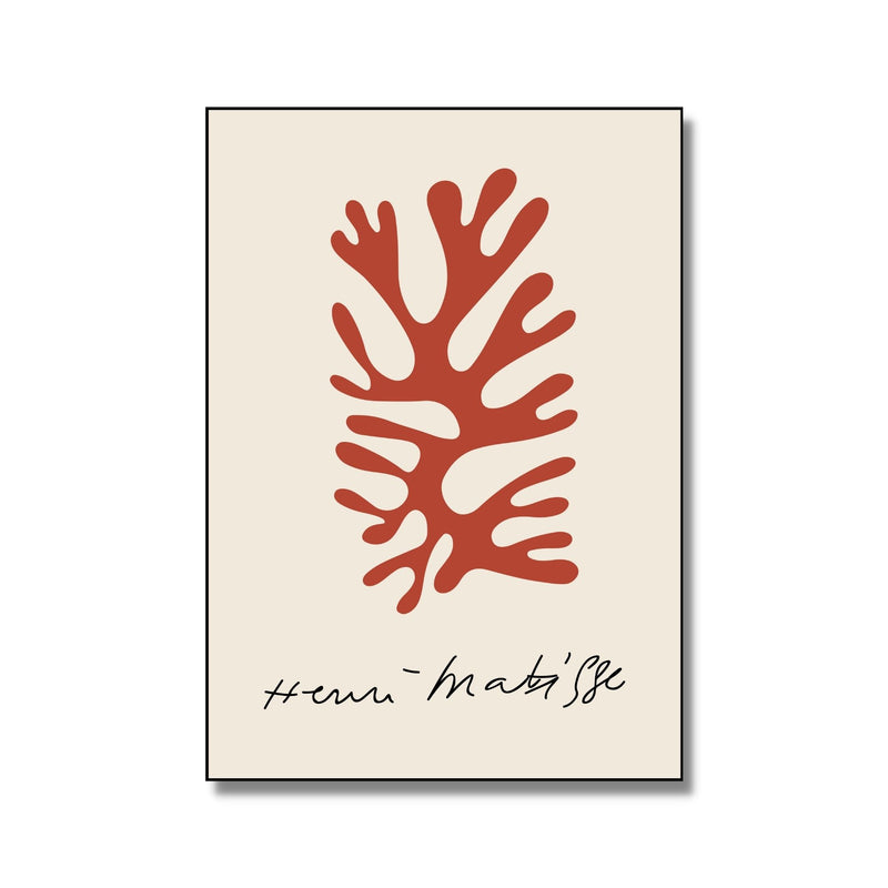 Matisse Red Cut Out Poster Print