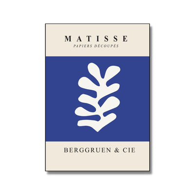 Matisse blue cut out poster print