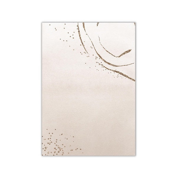 Beige and Gold Watercolour Wall Art