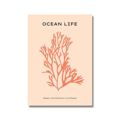 Coral poster print