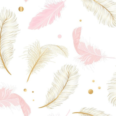 Floating Feather Removable Wallpaper Swatch