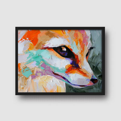 Oily Fox Poster Print