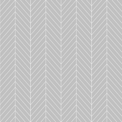 Grey Chevron Removable Wallpaper Swatch