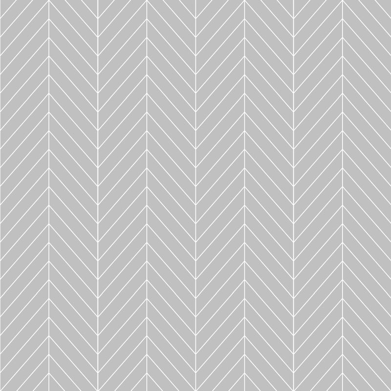 Grey Chevron Removable Wallpaper Swatch