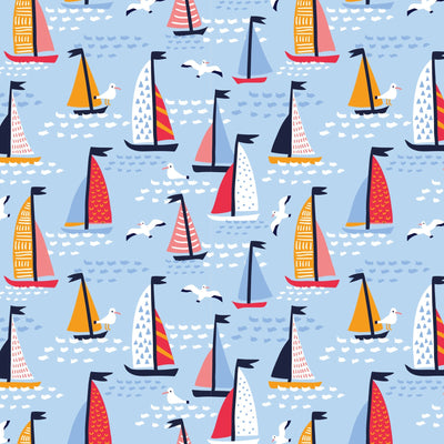 Sailing Boats Removable Wallpaper Swatch