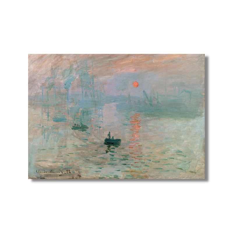 Claude Monet, Sunrise Print – STRATHMORE INTERIORS
