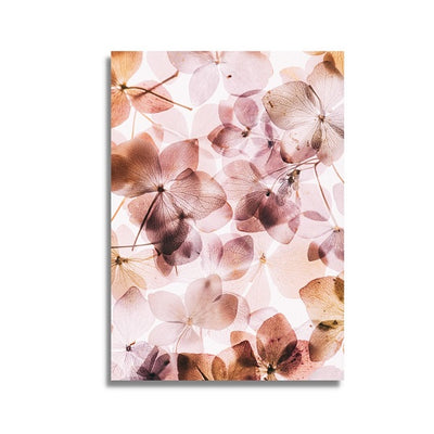 Pink Hydranges Wall Art Poster