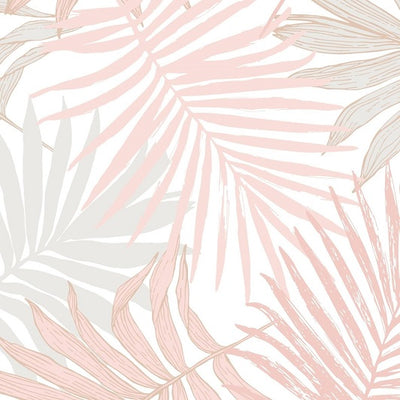 Pink Palms Removable Wallpaper Swatch