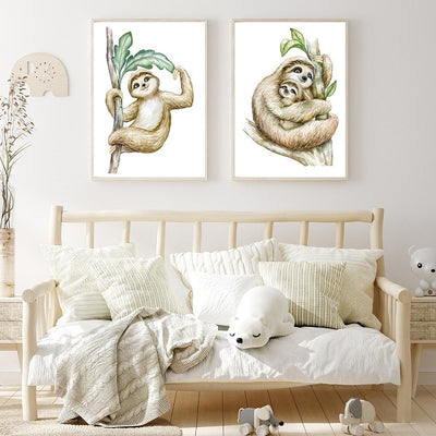 Sloth Family Colllection 2 Posters