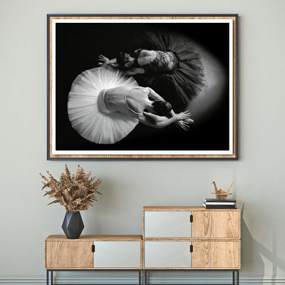Two Ballerinas Poster in Living Area
