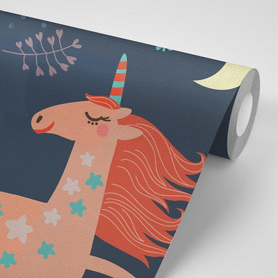 Unicorn Children's Removable Wallpaper Roll