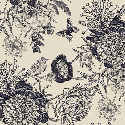 Vintage Nature Removable Wallpaper Swatch